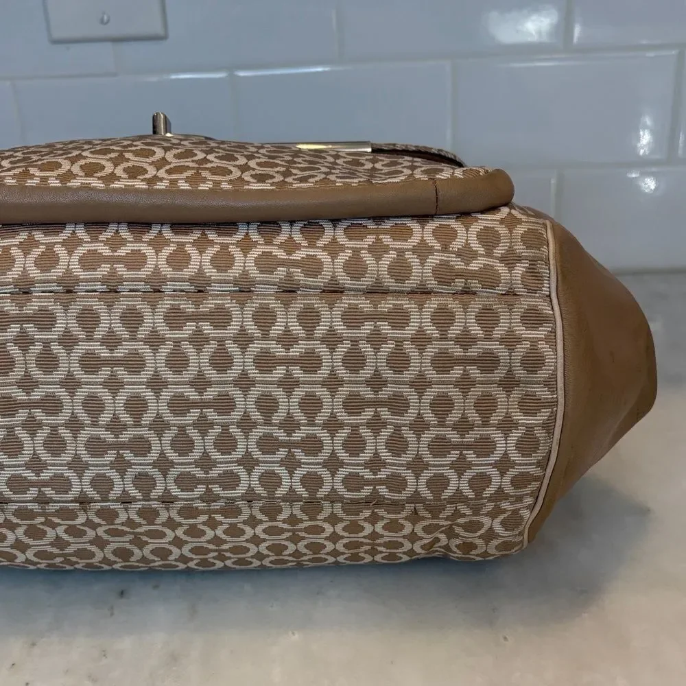 Coach Bag Purse Handbag Kimberly Needlepoint Carry All Crossbody Convert Tote